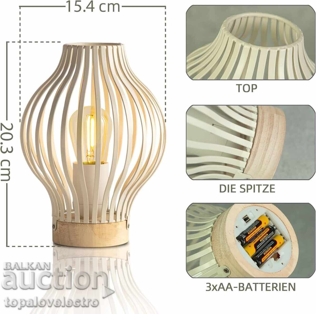 NEW! LED Wireless Desk Lamp, Timer Function, Battery Operated with price 9.00 BGN | € 4.60