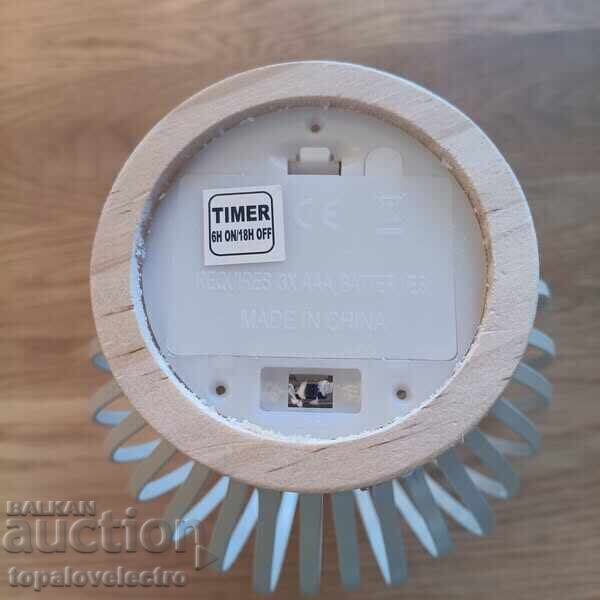 NEW! LED Wireless Desk Lamp, Timer Function, Battery Operated - 5