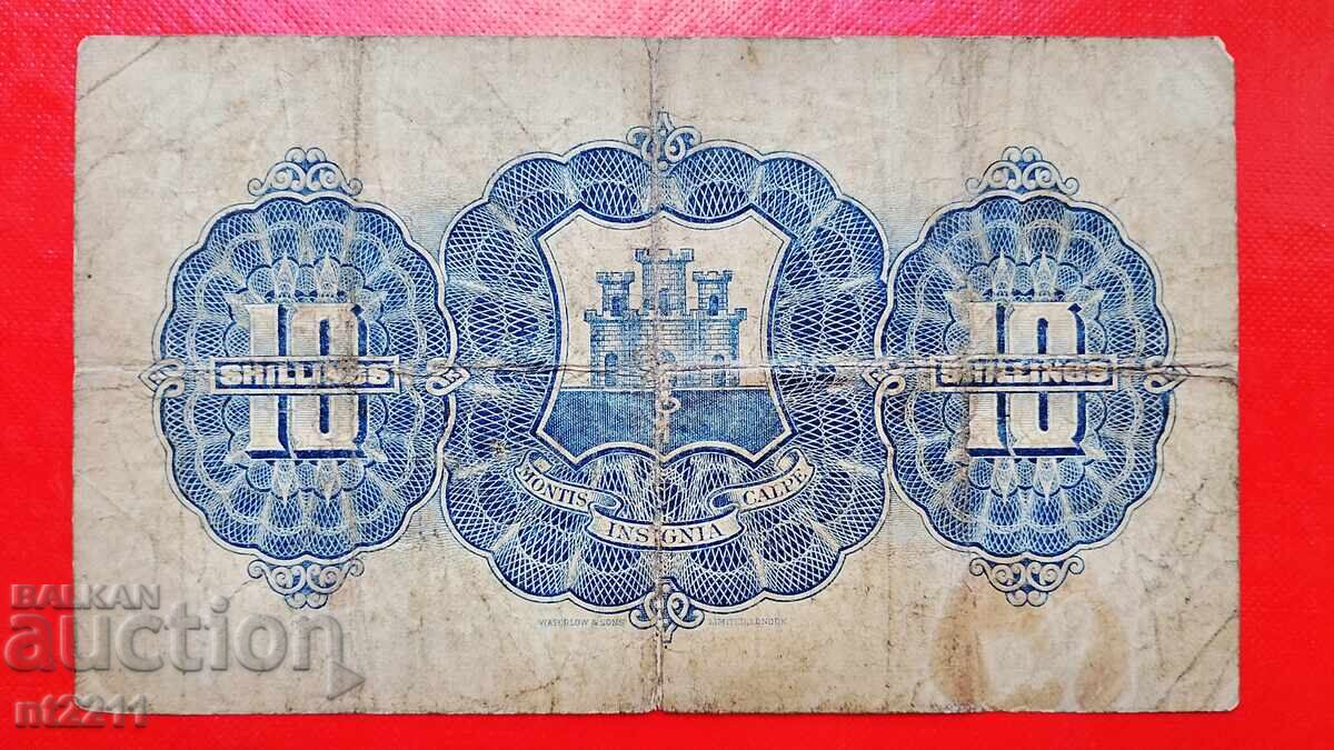 Τραπεζογραμμάτιο 10 σελινίων Γιβραλτάρ 1942 με τιμή 42.99 BGN | € 21.98 Τραπεζογραμμάτιο 10 σελινίων Γιβραλτάρ 1942 με τιμή 42.99 BGN | € 21.98
