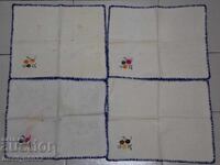 Стари салфетки с бродерия за софра