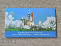 5 долара 1988 година Маршови острови "Дискавъри"