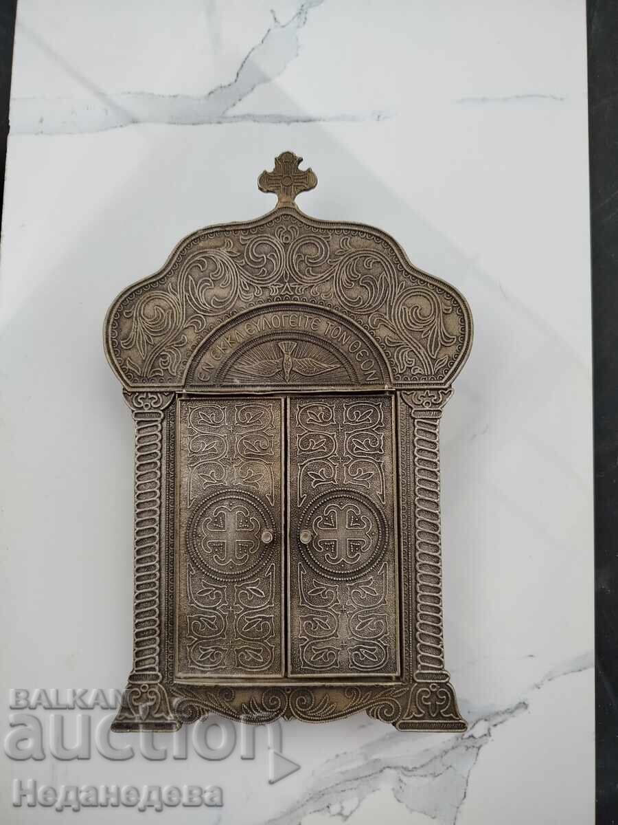 Icon, Large desk, triptych, panagia - 7