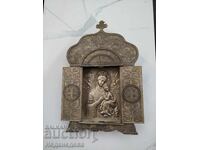 Icon, Large desk, triptych, panagia