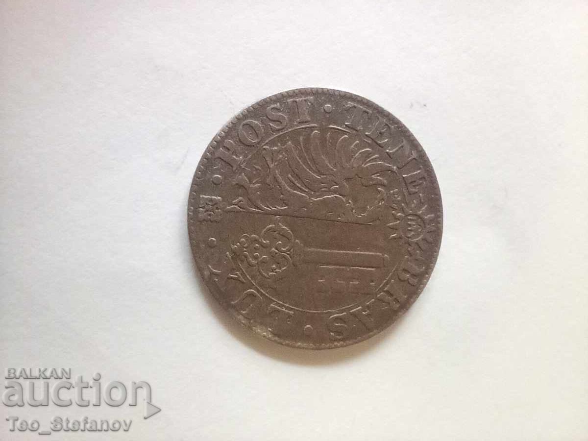 Livrarea 25 santimi 1844 Elveția argint