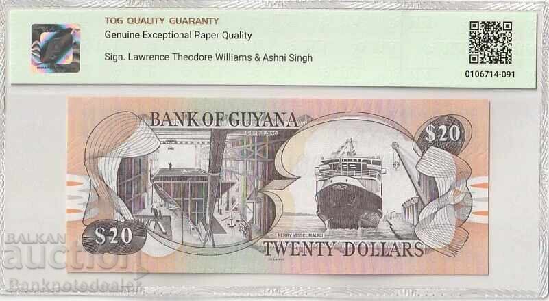 Guyana 20 Dolari 1996 Pick 30e Ref 9406 Unc cu preț 95.00 BGN | € 48.57
