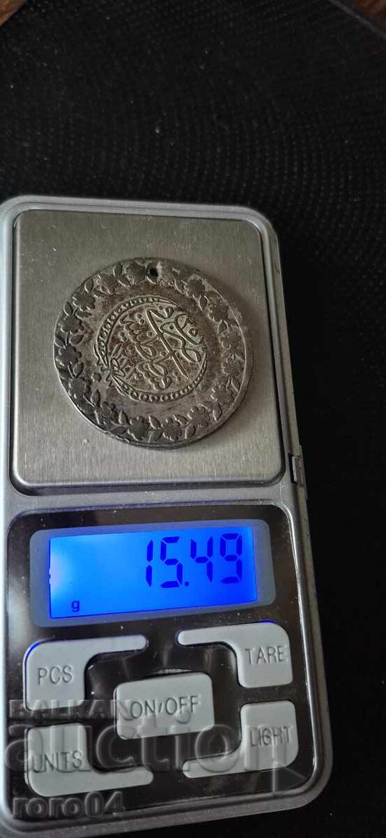 MARE MONEDĂ VECHE OSMANĂ DE ARGINT - 7