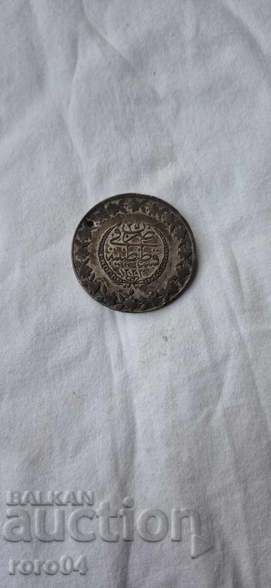 MARE MONEDĂ VECHE OSMANĂ DE ARGINT