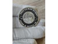 Νόμισμα (πλακέτα) "Ο Πρώτος Αμερικανός σε τροχιά"