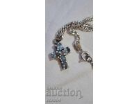 SILVER CROSS WITH CHAIN