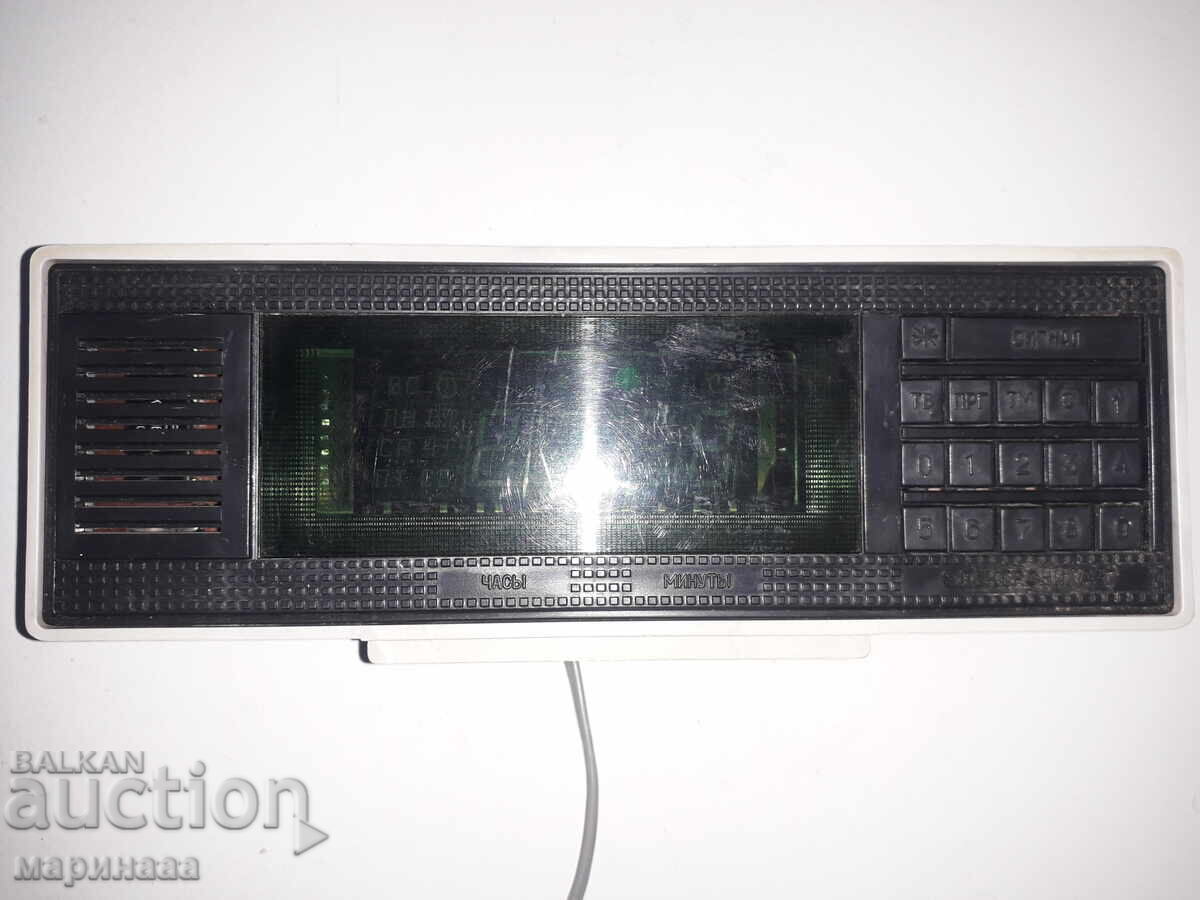 OLD ELECTRONIC ALARM CLOCK "ELEKTRONIKA 7". USSR - 5