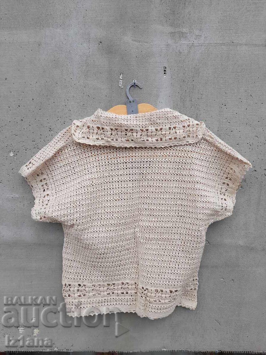 Old Women's Knitted Blouse - 5