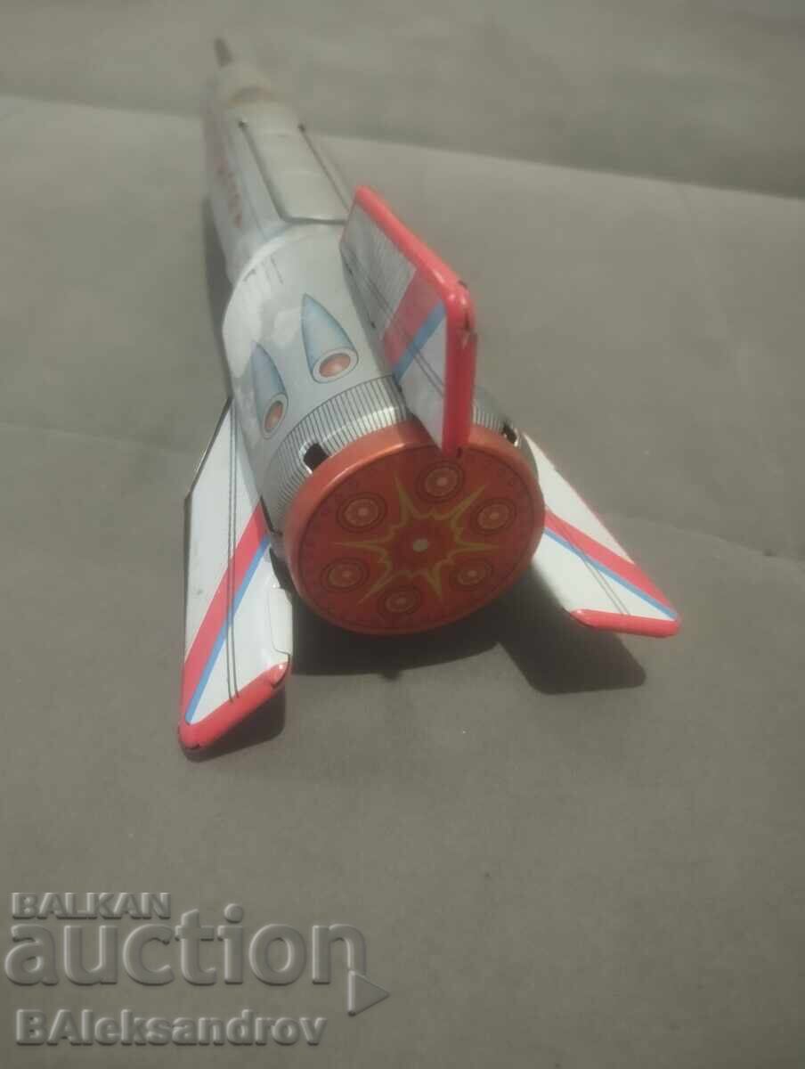 Licitație Jucărie mecanică rachetă URSS Licitație Jucărie mecanică rachetă URSS