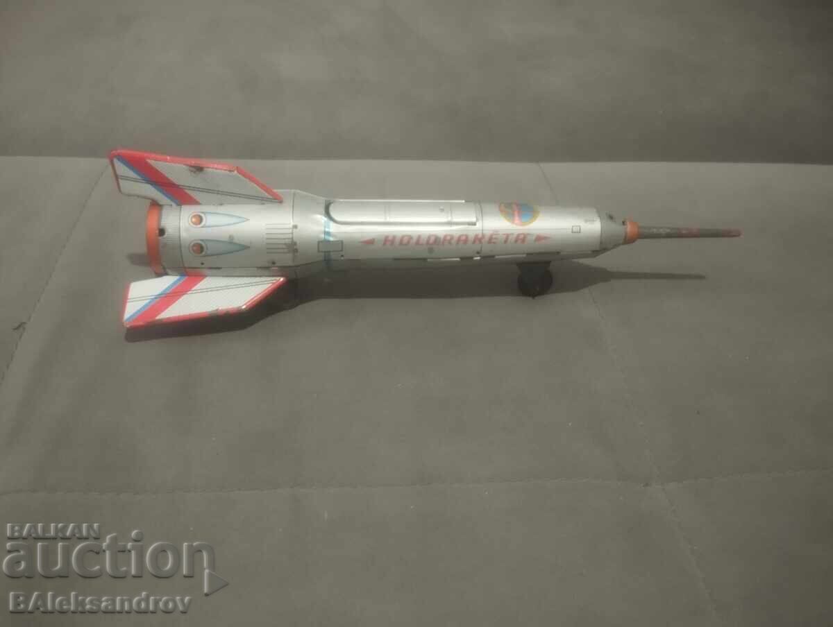 Mechanical Toy Rocket USSR