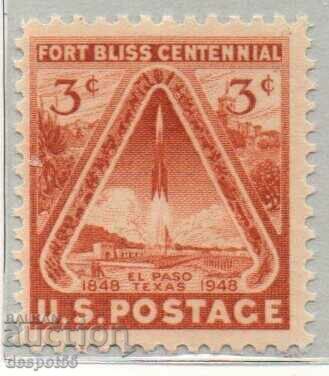 1948. САЩ. 100-годишнина на Ford Bliss - ракетно изстрелване