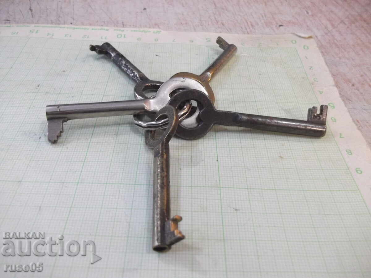 Delivery of Lot of 5 old keys with hollow bodies