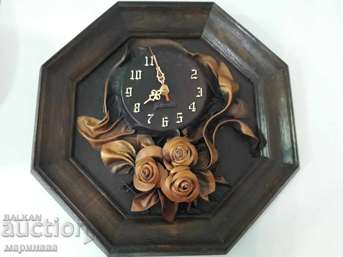 DESIGNER WATCH. LEATHER, WOOD - 7 DESIGNER WATCH. LEATHER, WOOD - 7