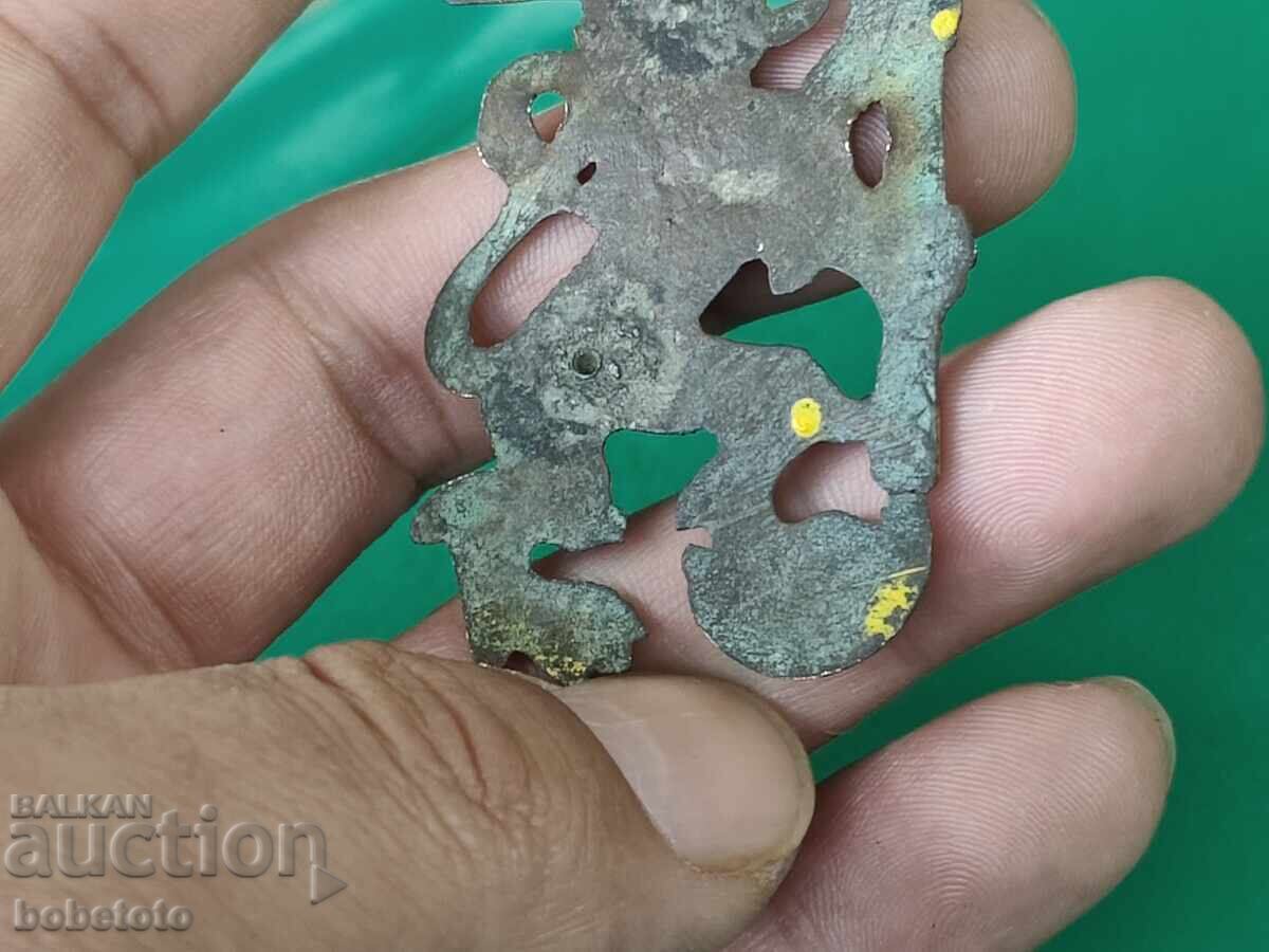 Rare Royal Badge - Cockade - MOOP - Macedonian-Adrianople Volunteer Corps - 6