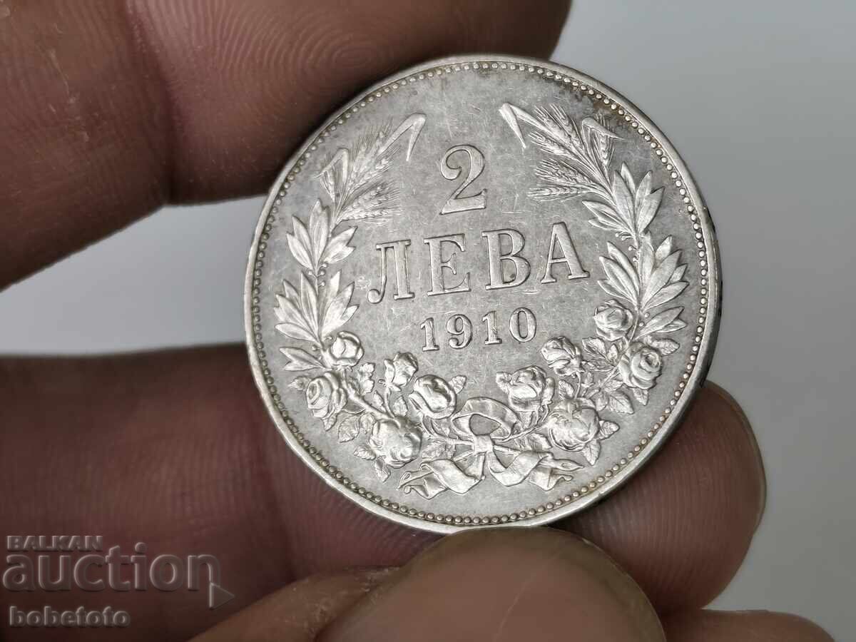 BZTs Silver Coin 2 Leva 1910 with price 97.06 BGN | € 49.63