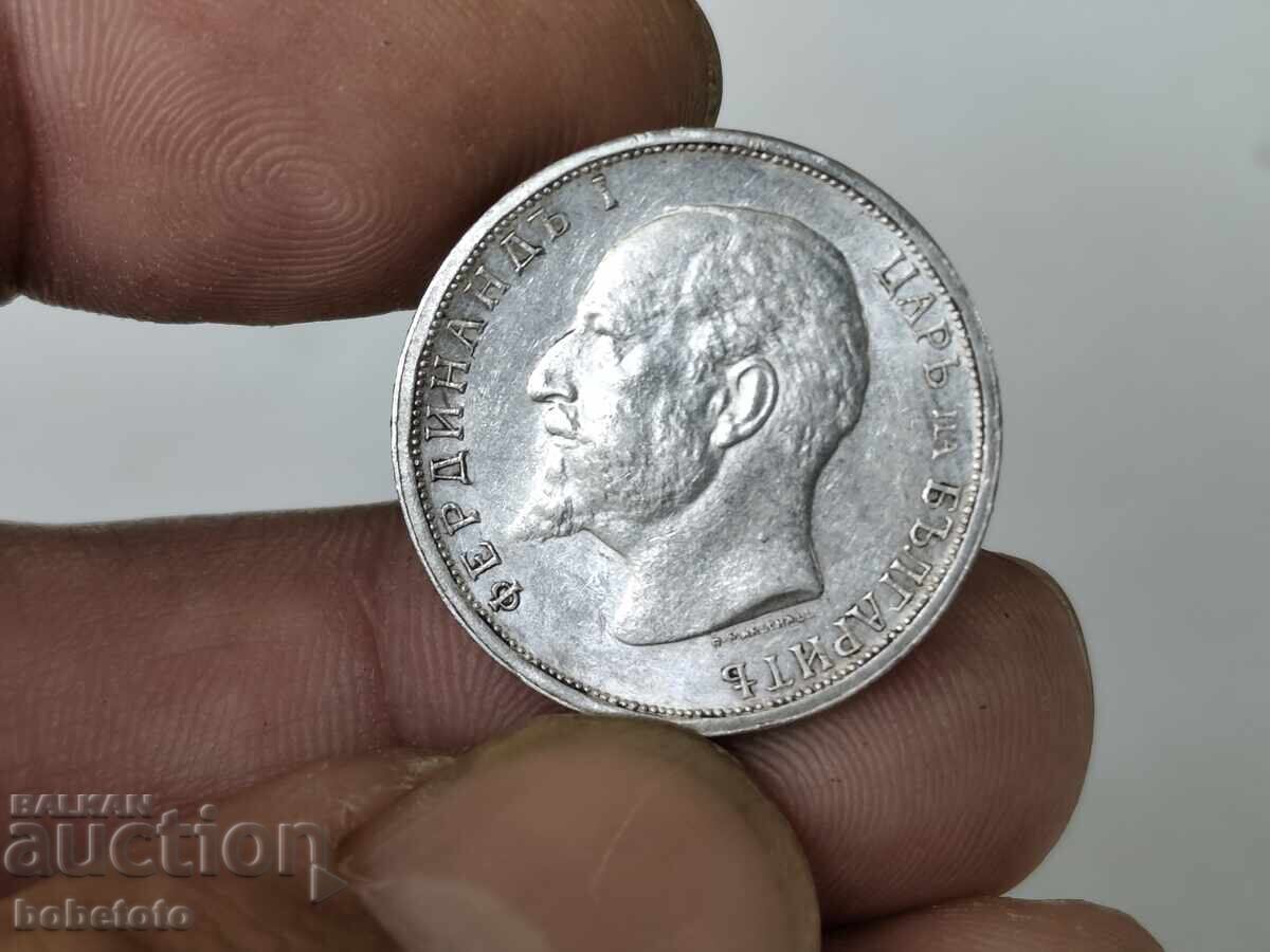 BZTs Silver Coin 1 Lev 1913 - 5