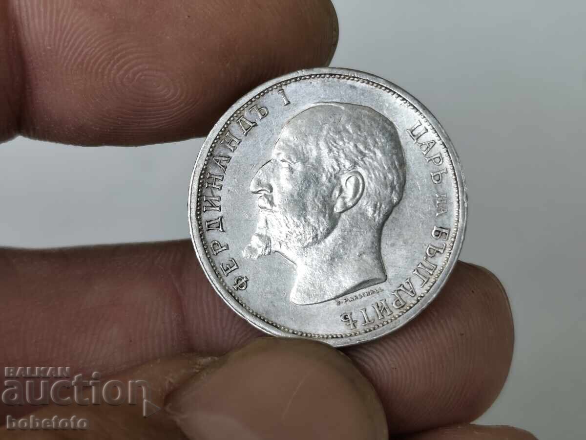 BZTs Silver Coin 1 Lev 1913 - 6