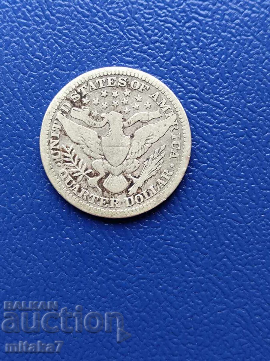 1/4 Dollar 1909, USA with price 38.00 BGN | € 19.43 1/4 Dollar 1909, USA with price 38.00 BGN | € 19.43