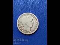 1/4 Dollar 1909, USA