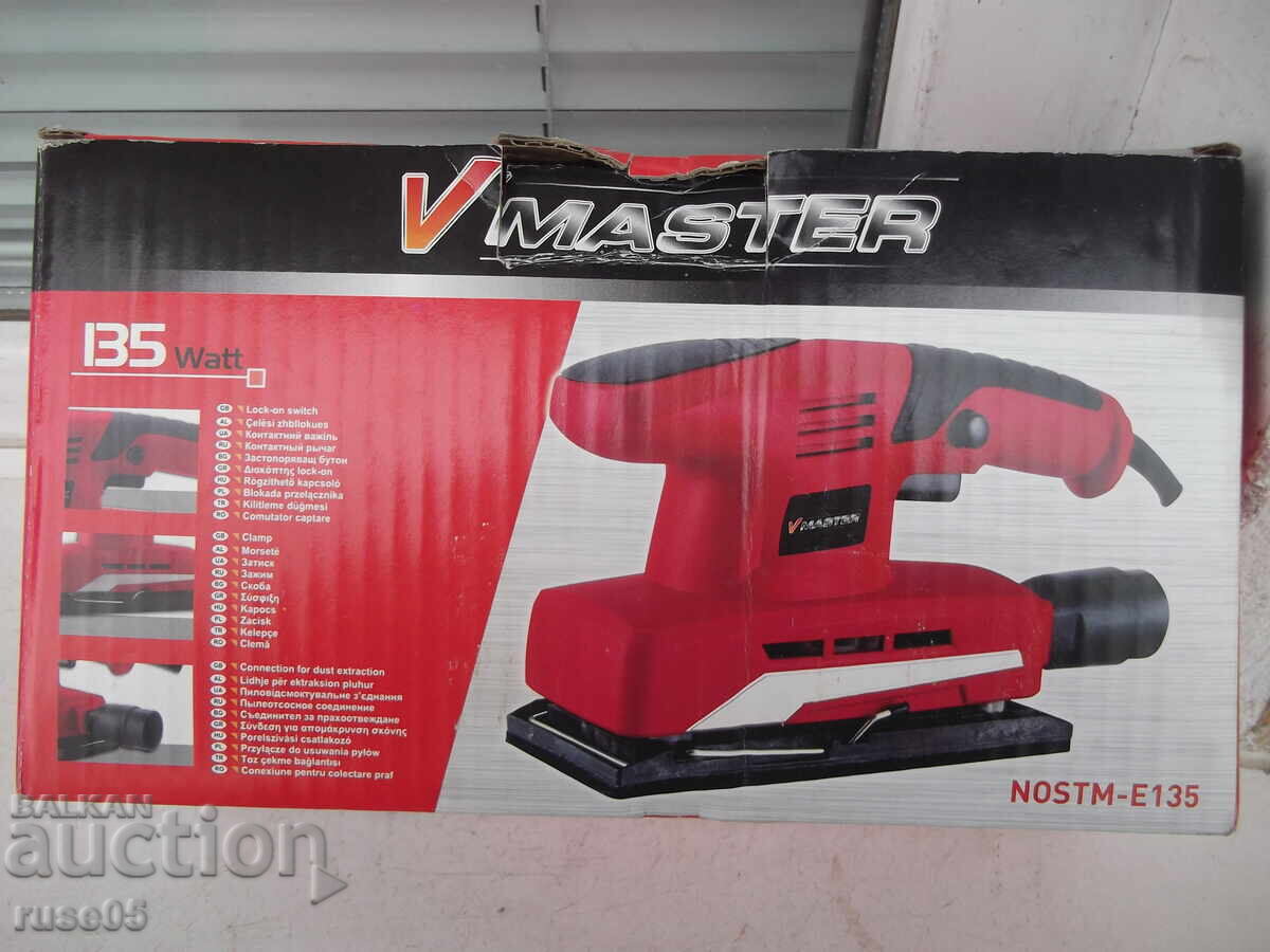 Șlefuitor vibrator "V MASTER - NOSTM-E135" nou cu preț 40.00 BGN | € 20.45