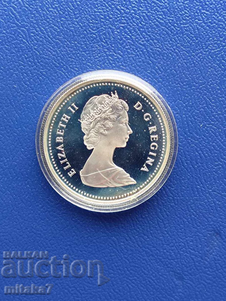 1 долар 1984 година, Канада с цена 48.00 лв. | € 24.54