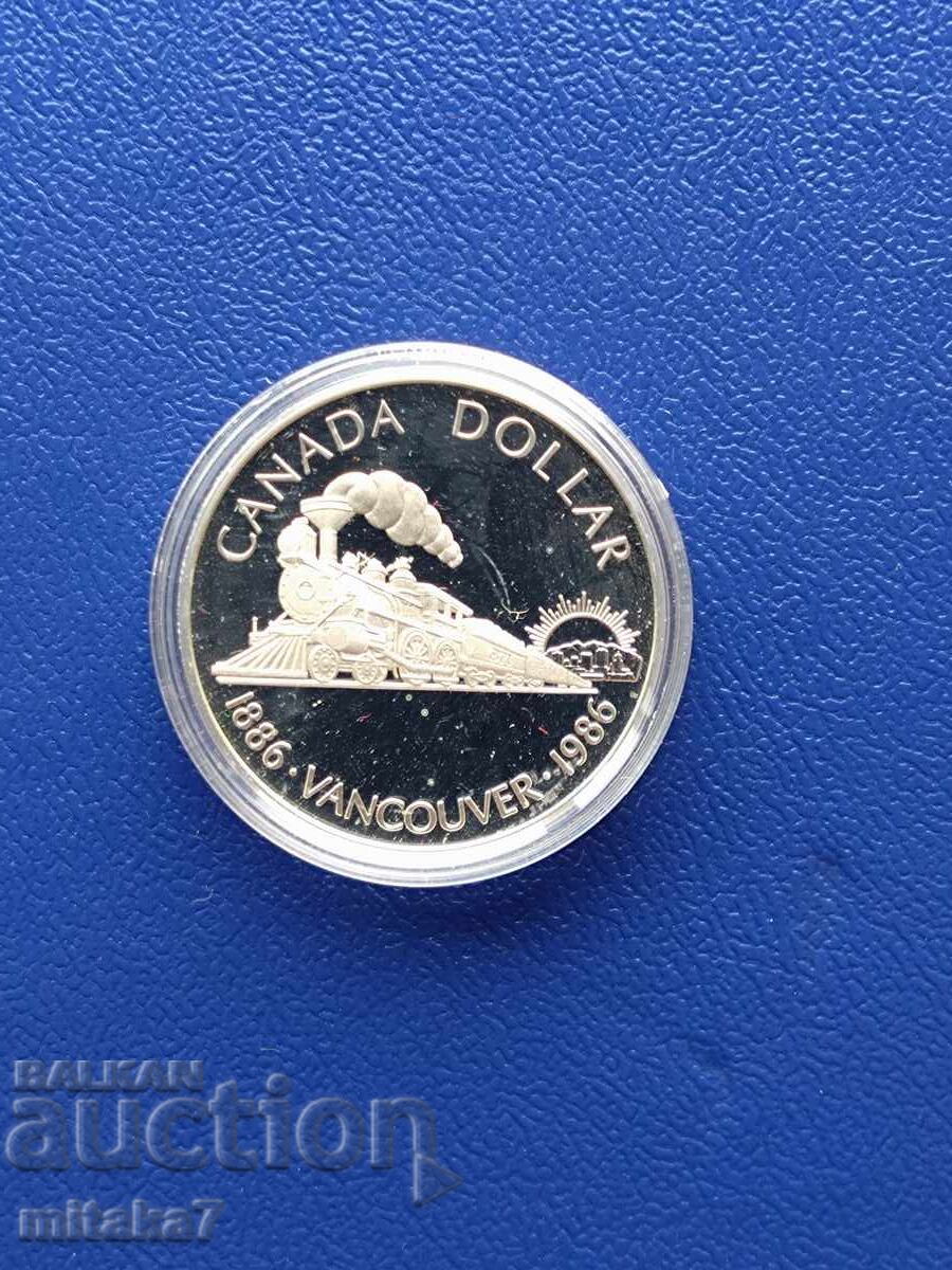 1 δολάριο 1986, Καναδάς 1 δολάριο 1986, Καναδάς