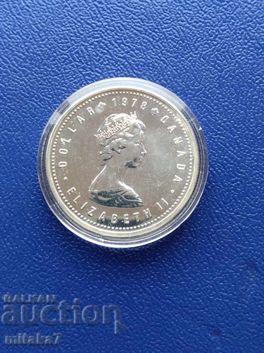 1 dolar 1978, Canada cu preț 48.00 BGN | € 24.54 1 dolar 1978, Canada cu preț 48.00 BGN | € 24.54