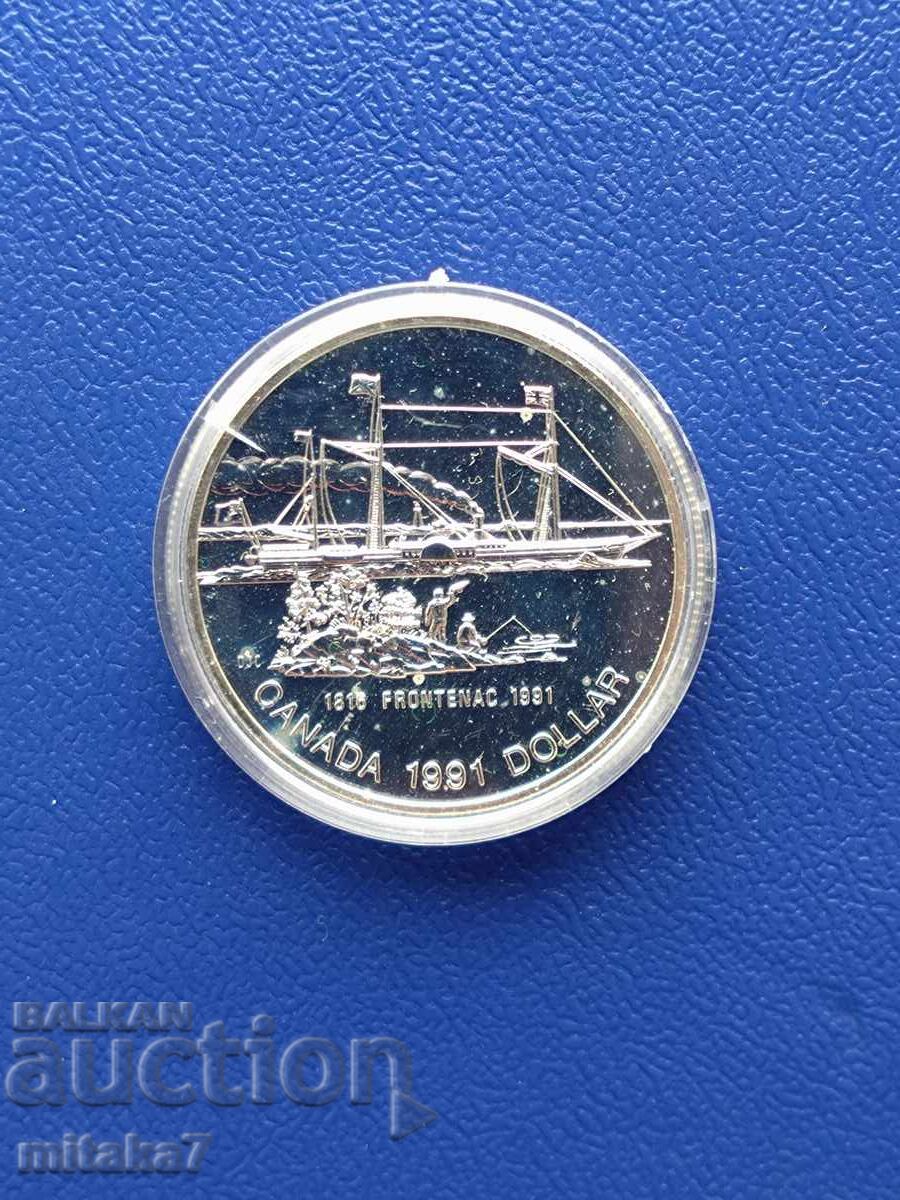 1 δολάριο 1991, Καναδάς 1 δολάριο 1991, Καναδάς