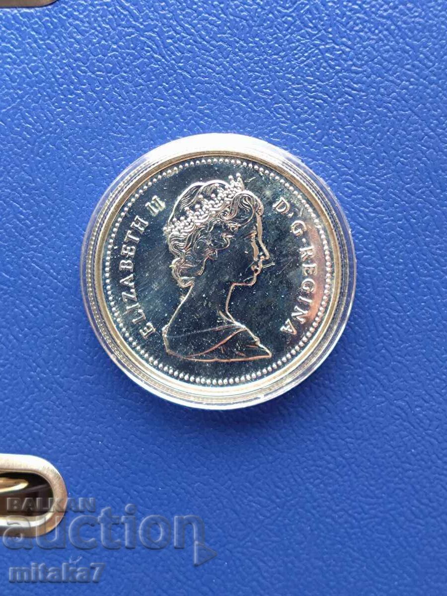 1 долар 1989 година, Канада с цена 48.00 лв. | € 24.54