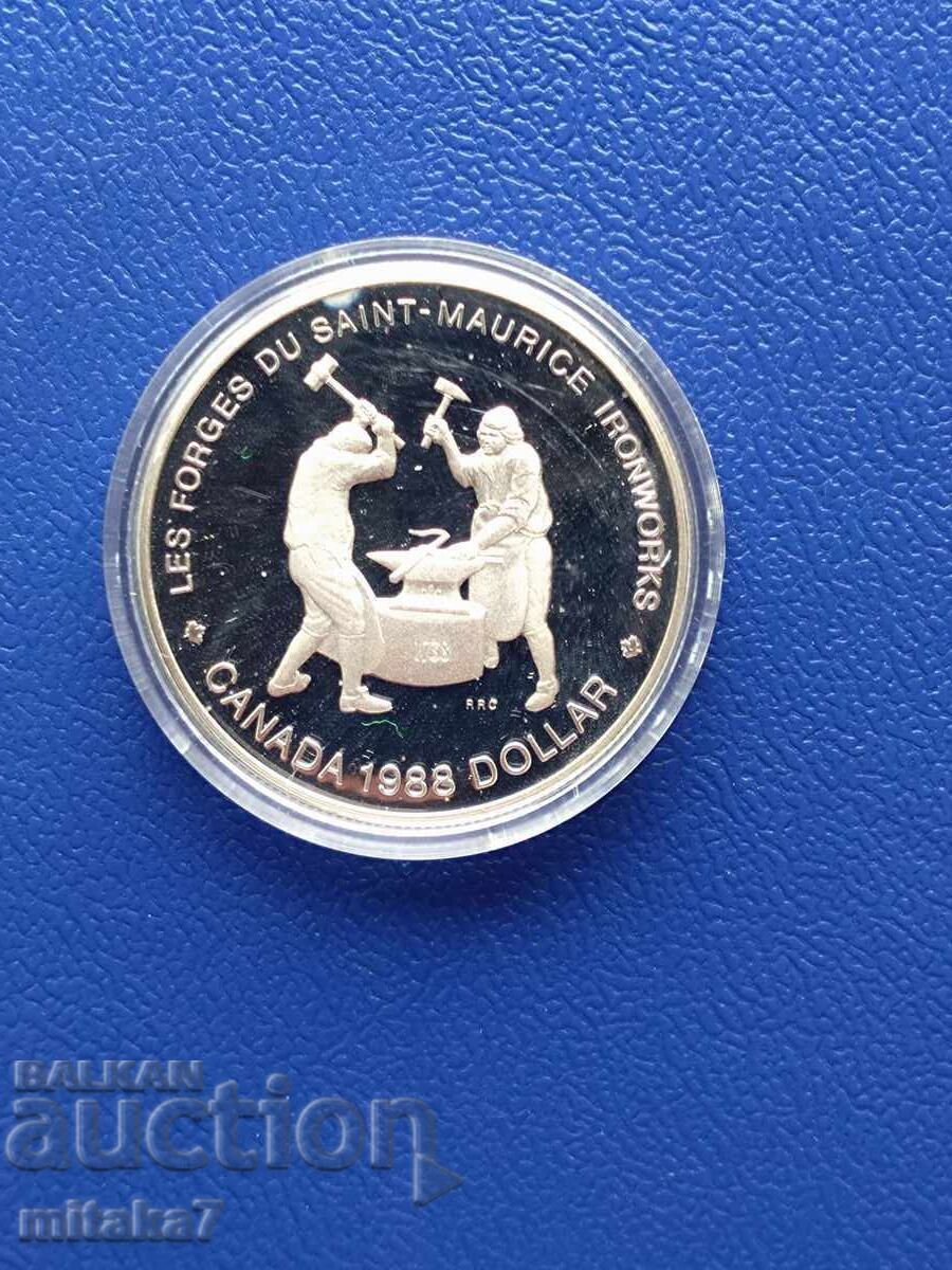 1 долар 1988 година, Канада
