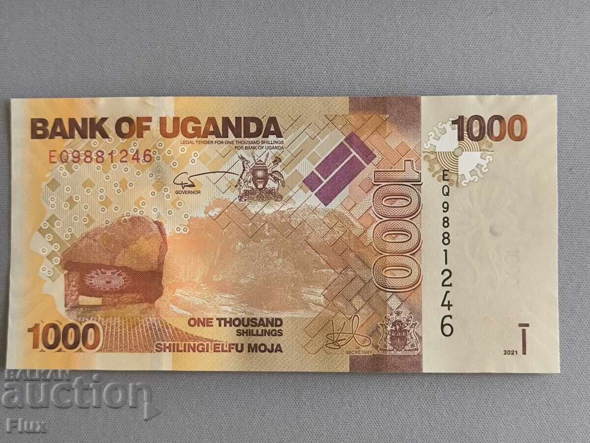 Bancnotă - Uganda - 1000 șilingi UNC | 2021 Bancnotă - Uganda - 1000 șilingi UNC | 2021