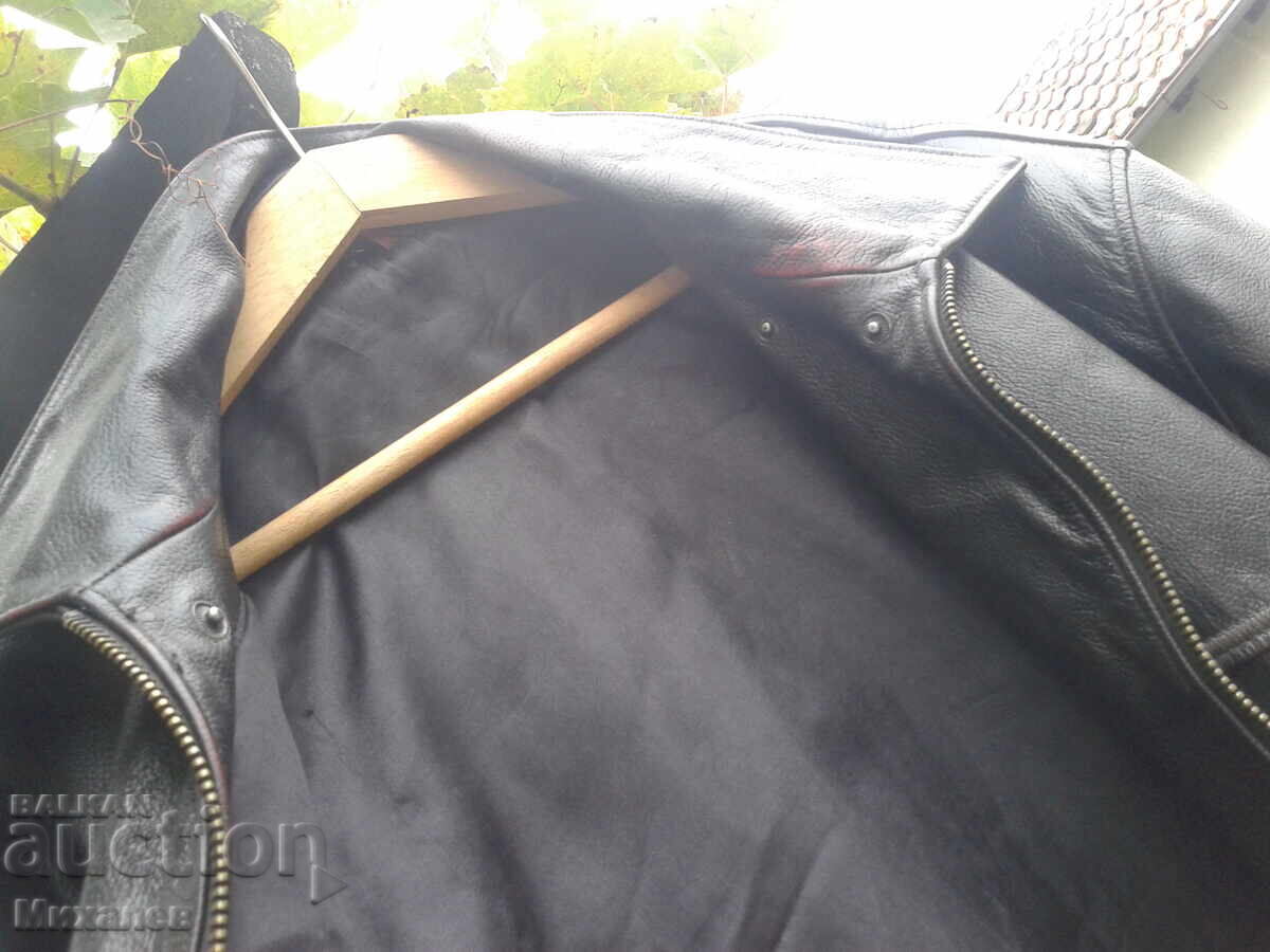 Leather jacket, large size with price 21.00 BGN | € 10.74 Leather jacket, large size with price 21.00 BGN | € 10.74