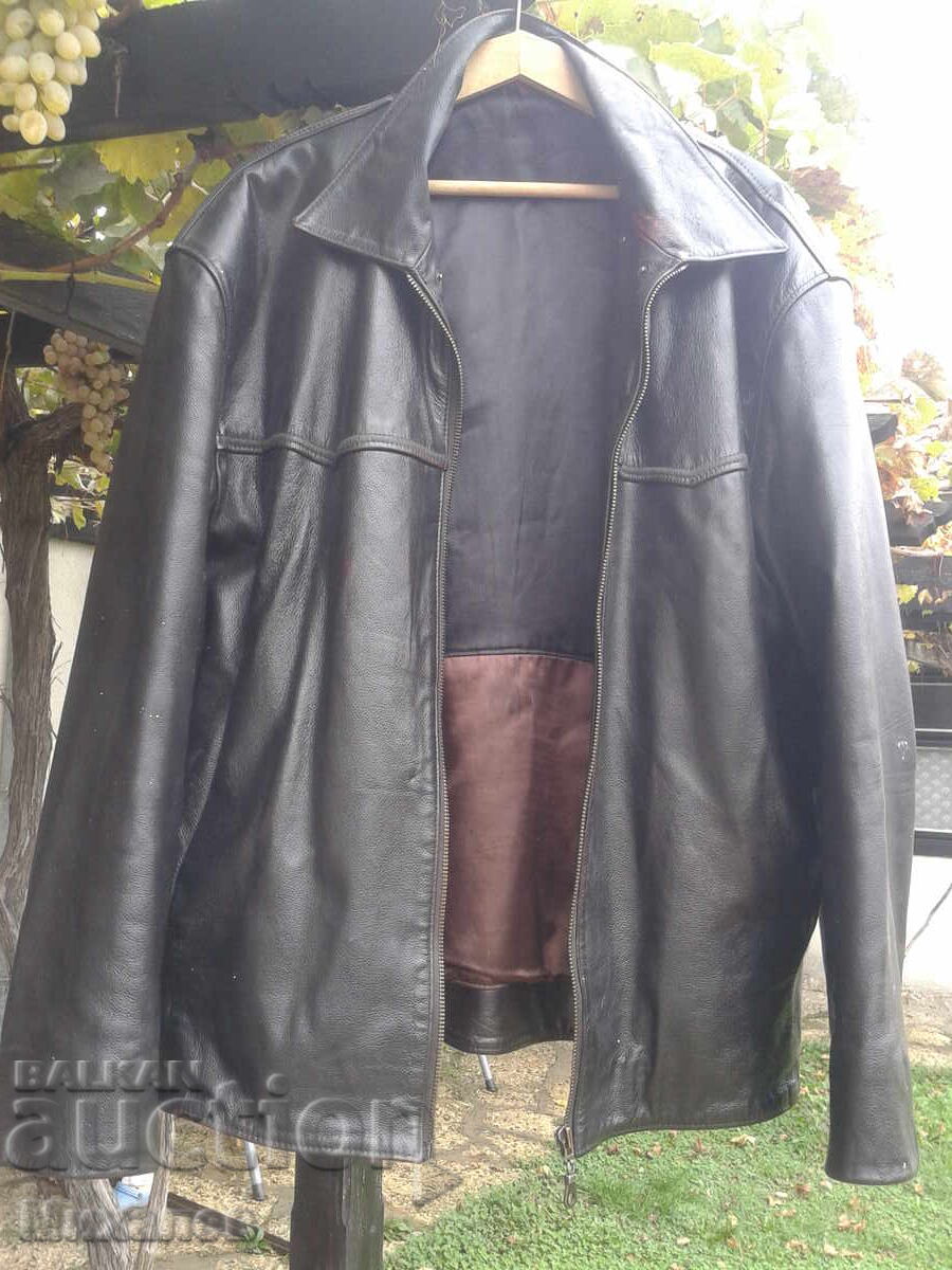 Leather jacket, large size Leather jacket, large size