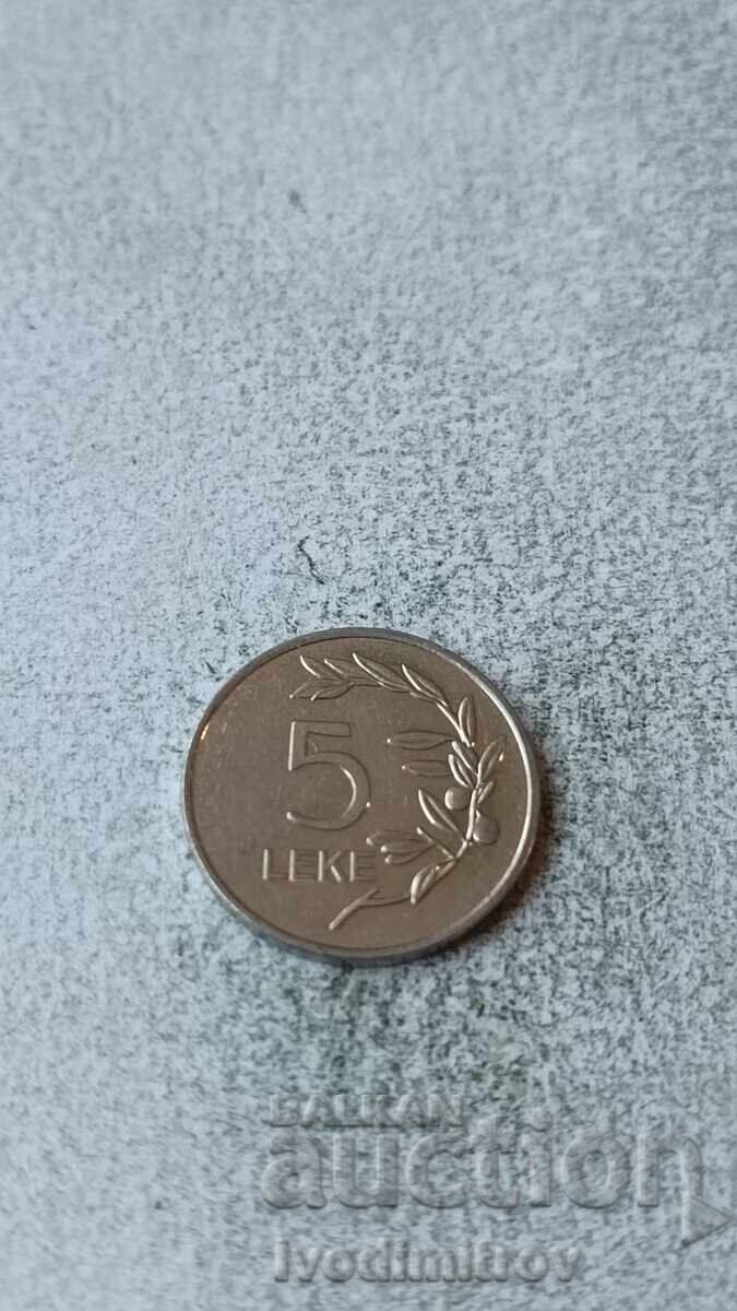 Αλβανία 5 λεκ 2014 Αλβανία 5 λεκ 2014