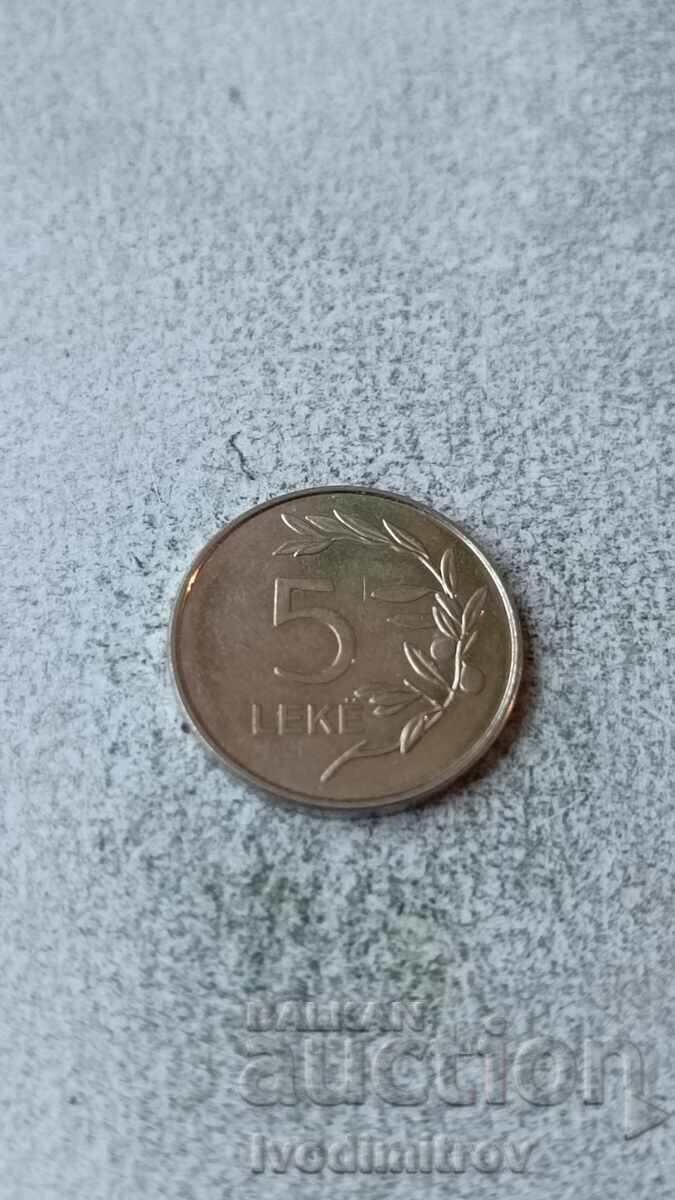 Αλβανία 5 lekë 2020 Αλβανία 5 lekë 2020