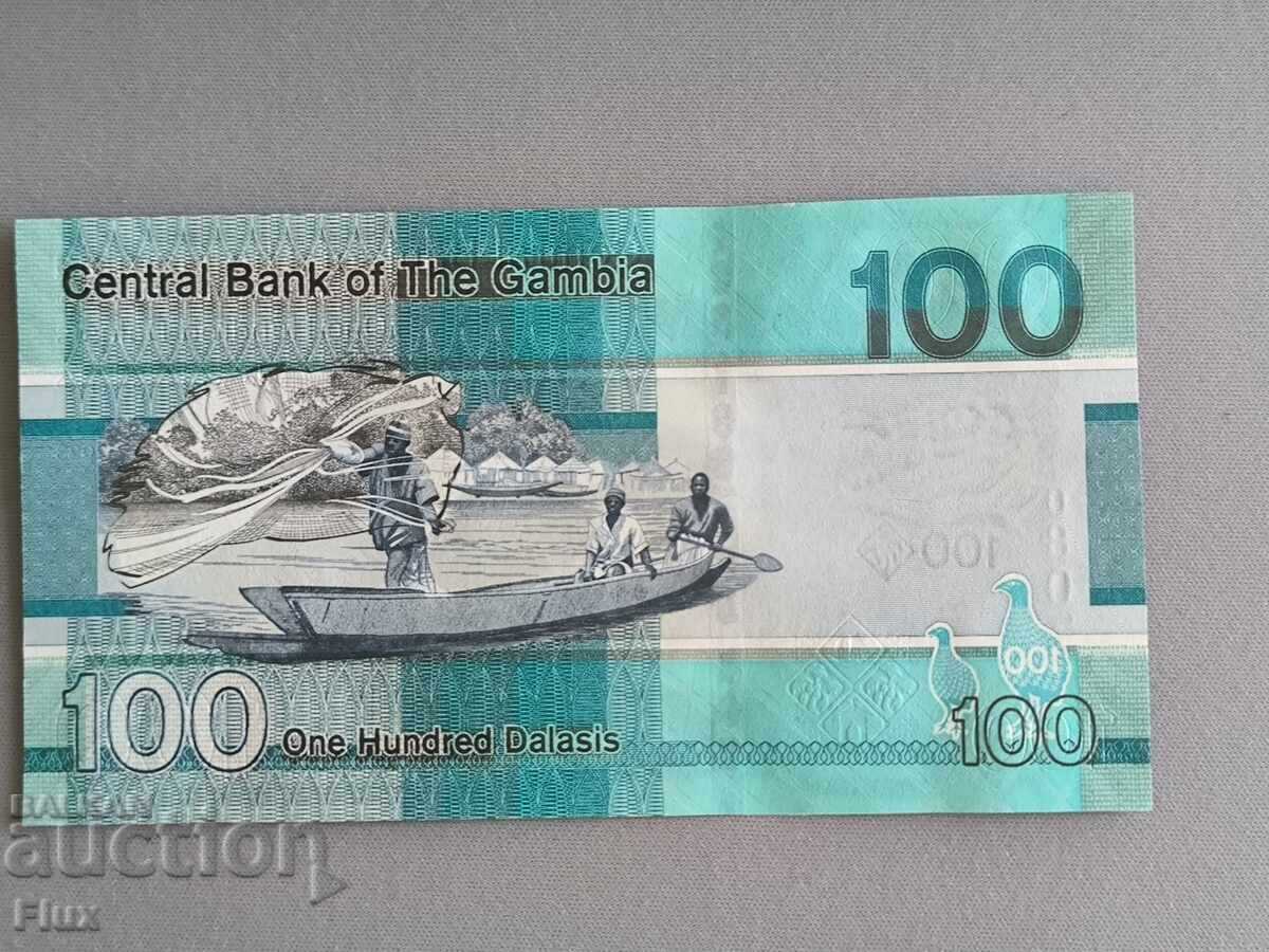 Τραπεζογραμμάτιο - Γκάμπια - 100 ντάλασι UNC | 2023 με τιμή 19.75 BGN | € 10.10