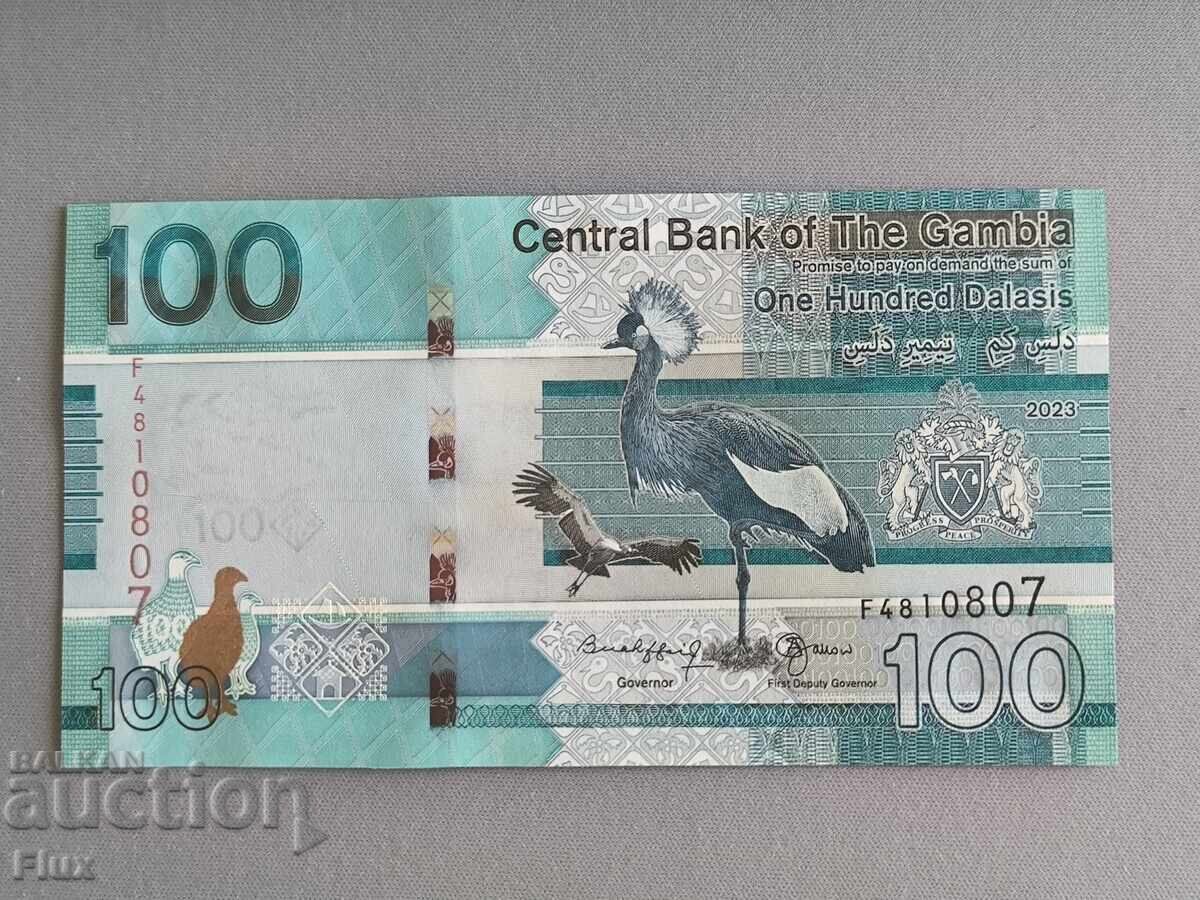 Τραπεζογραμμάτιο - Γκάμπια - 100 ντάλασι UNC | 2023