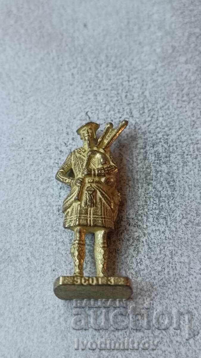 Metal figurine from a chocolate egg Scot 3