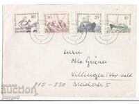 Collector's Envelope DDR 817-820 from 1961 by Dr. L. Reinicke