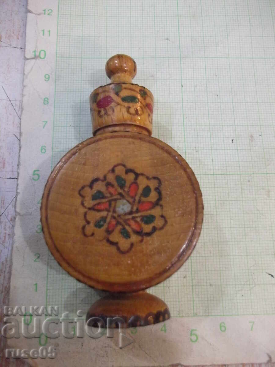 Muscal pyrography flask from the socialist era - 1 with price 10.00 BGN | € 5.11