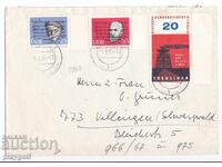 Collector's Envelope DDR 966-967 from 1963 by Dr. L. Reinicke