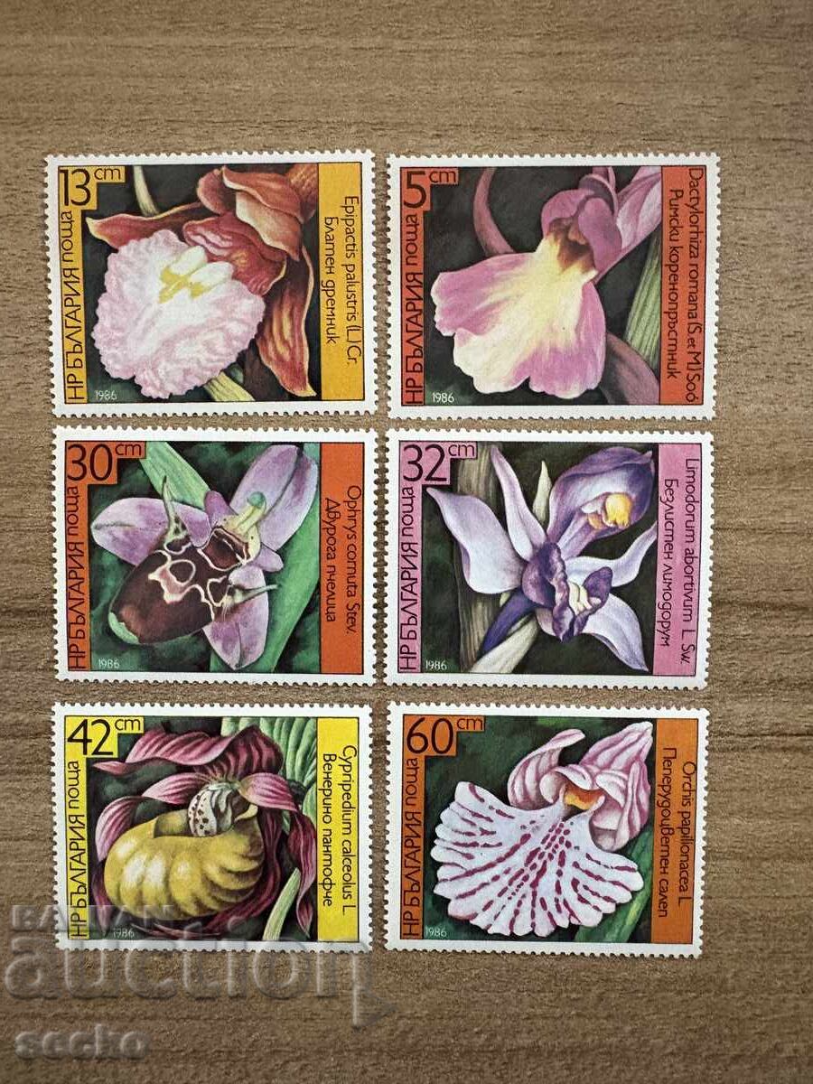 България - Орхидеи (1986) MNH България - Орхидеи (1986) MNH