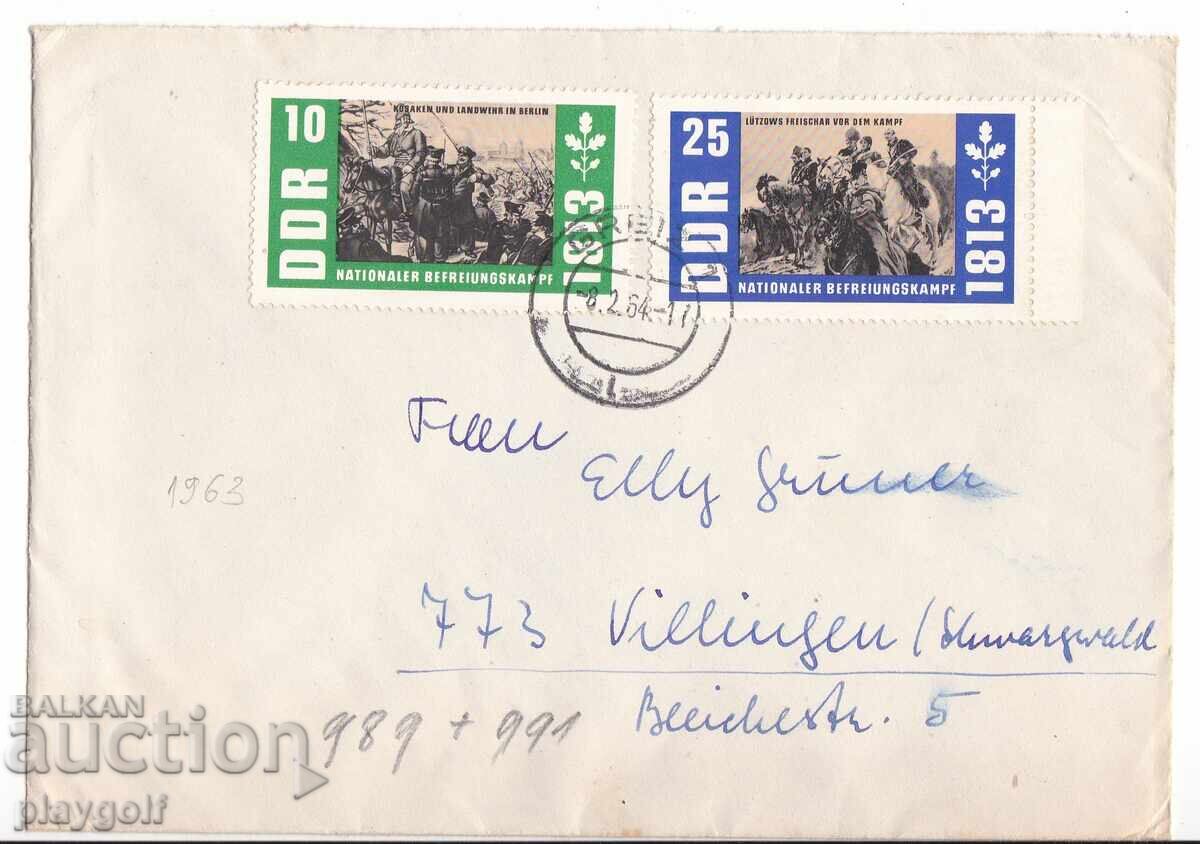 Συλλεκτικό φάκελο DDR 989 και 991 από το 1963 του Dr.L. Reinicke