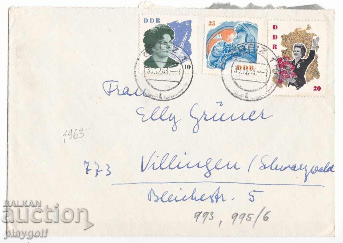 Collector's Envelope DDR 993 and 994 from 1963 by Dr. L. Reinicke