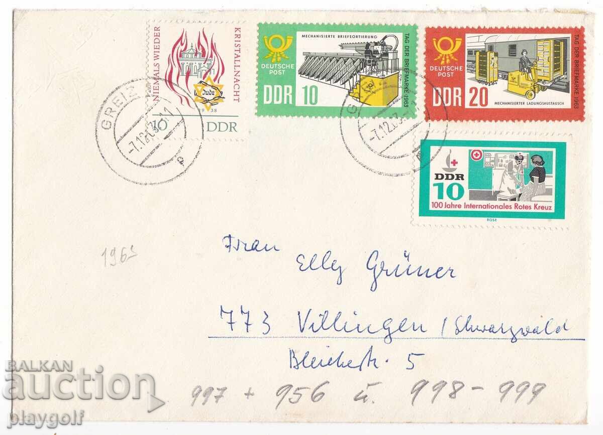 Collector's envelope DDR 998 and 999 from 1963 by Dr. L. Reinicke
