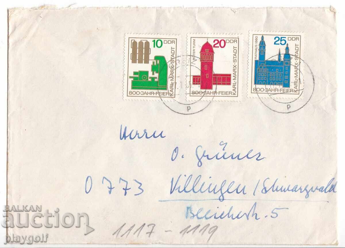 Collector's Envelope DDR 1117 - 1119 from 1965 by Dr. L. Reinicke