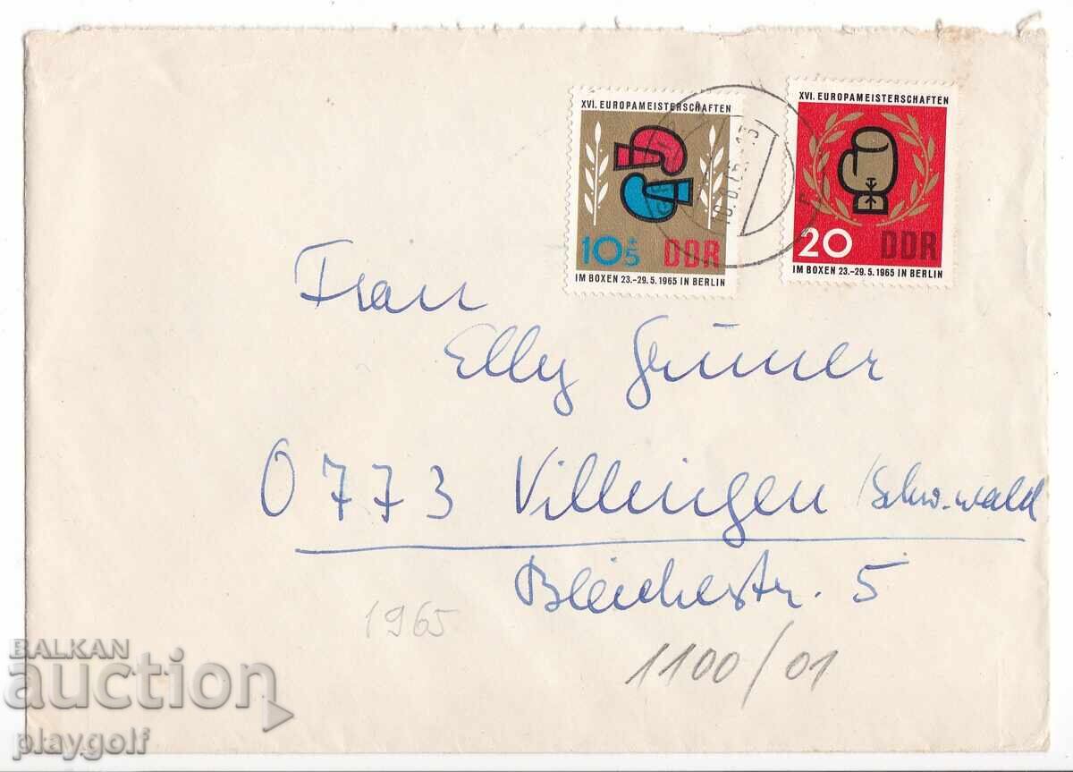 Συλλεκτικό φάκελο DDR 1100 - 1101 από το 1965 του Dr.L. Reinicke